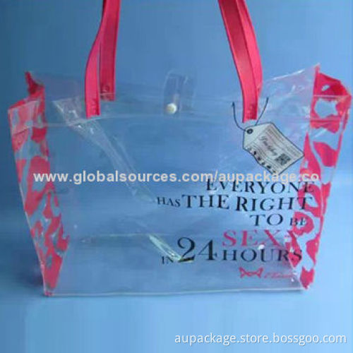 Soft PVC Bag, Can be Used as Cosmetic Bag, Customized Designs and Sizes Accepted